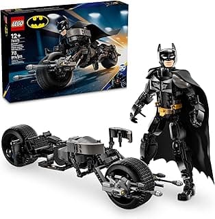 LEGO DC Batman Construction Figure & The Bat-Pod Bike Building Toys - Batman Action Figure from The Dark Knight for Boys & Girls, Ages 12+ - Superhero Gift Ideas for Kids - 76273