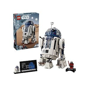 Build the Iconic LEGO Star Wars R2-D2 Set for $80 + Free Shipping