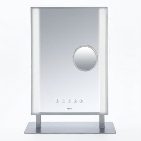 iHome Bluetooth Audio, USB Charging and 10X Detail Reflect Studio Pro LED, Freestanding 12" x 16"