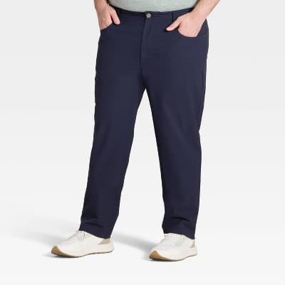 Men's Heavy Twill Pants - All In Motion™ Dazzling Dark Blue 34x30