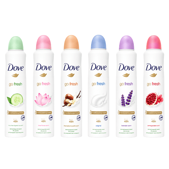 Grab 6 Dove Antiperspirant Sprays at 66% Off