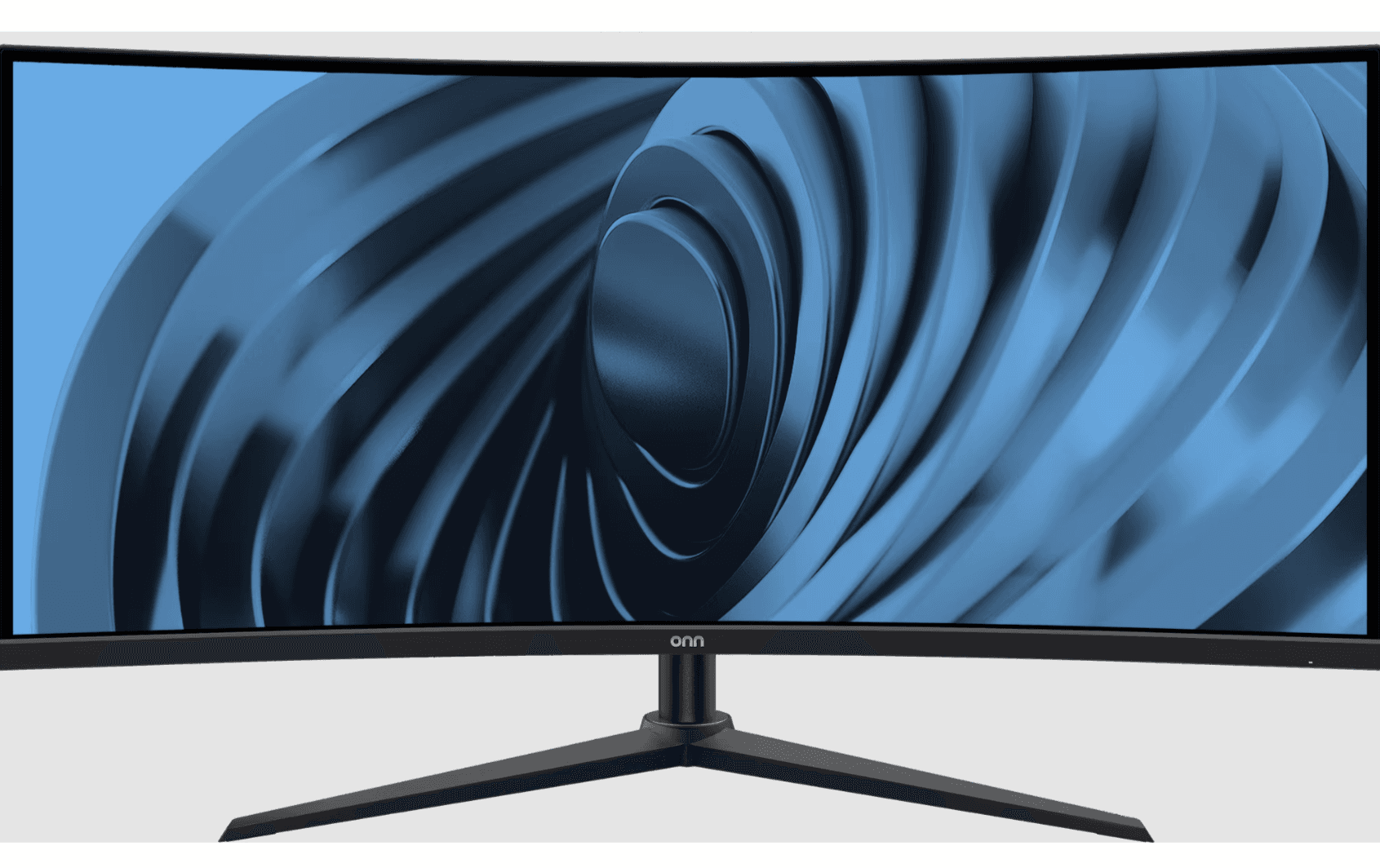 onn. 34" Curved Ultrawide WQHD 120Hz Bezel-Less Monitor Walmart