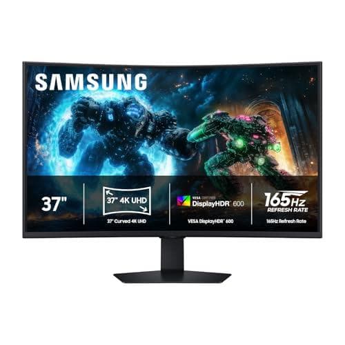Samsung 37" Odyssey G7 4K 165Hz Curved Gaming Monitor