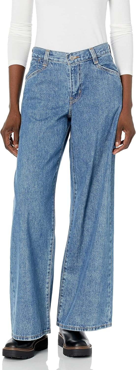Levi's Women's 94 Baggy Wide Leg Jean (Standard and Plus), (New) Take Chances, 29