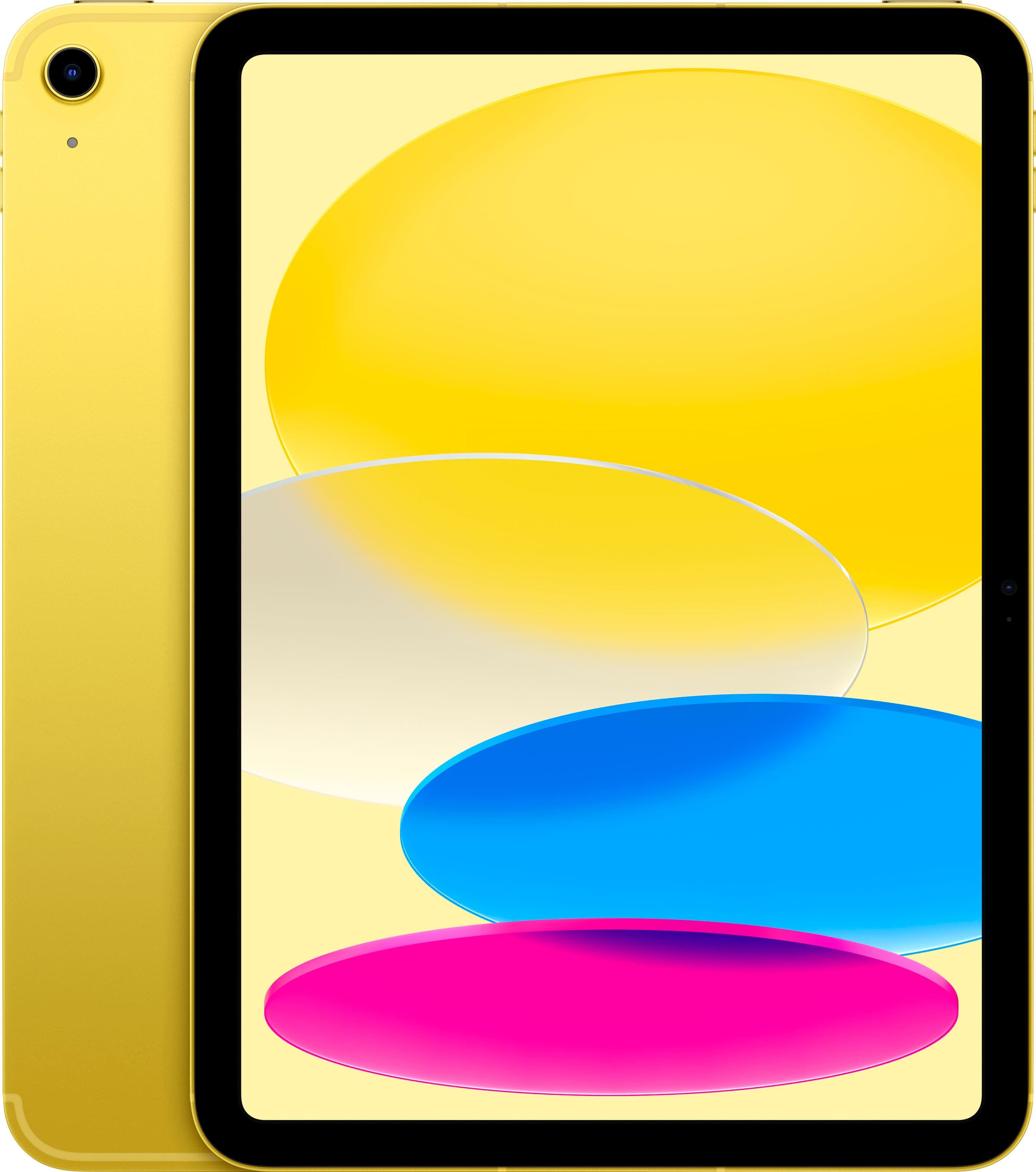 Apple - Geek Squad Certified Refurbished 10.9-Inch iPad - (10th Generation) with Wi-Fi + Cellular - 256GB - Yellow (Unlocked)
