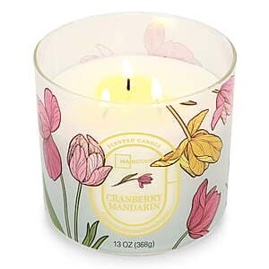 Save on Mainstays 3-Wick Floral Scented Candle at Target