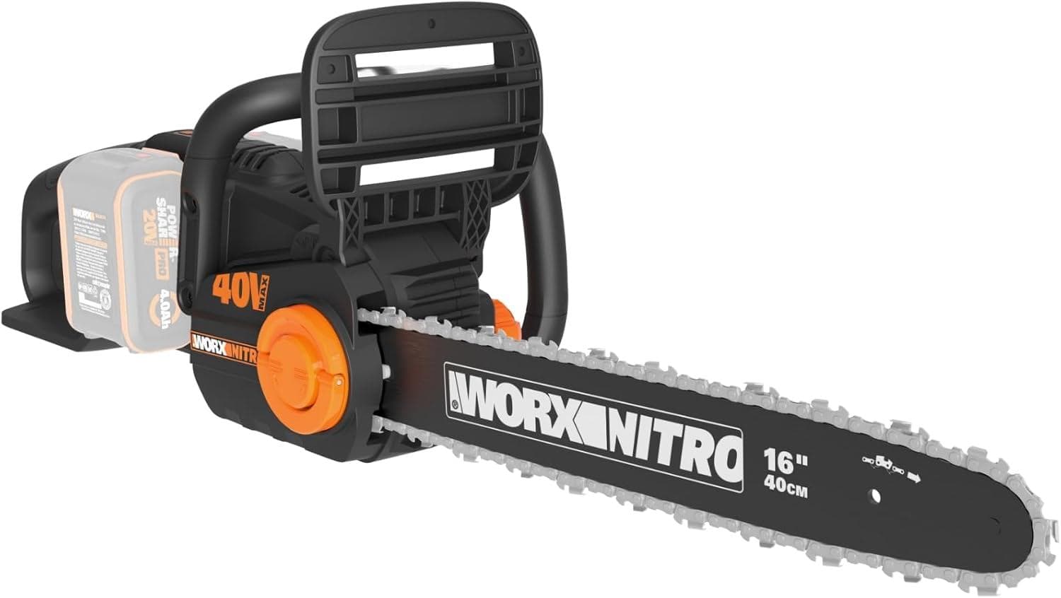 Powerful Worx Nitro Cordless Chainsaw with 45% Off