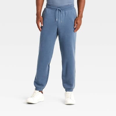 Men's French Terry Joggers - All In Motion™ Blue L