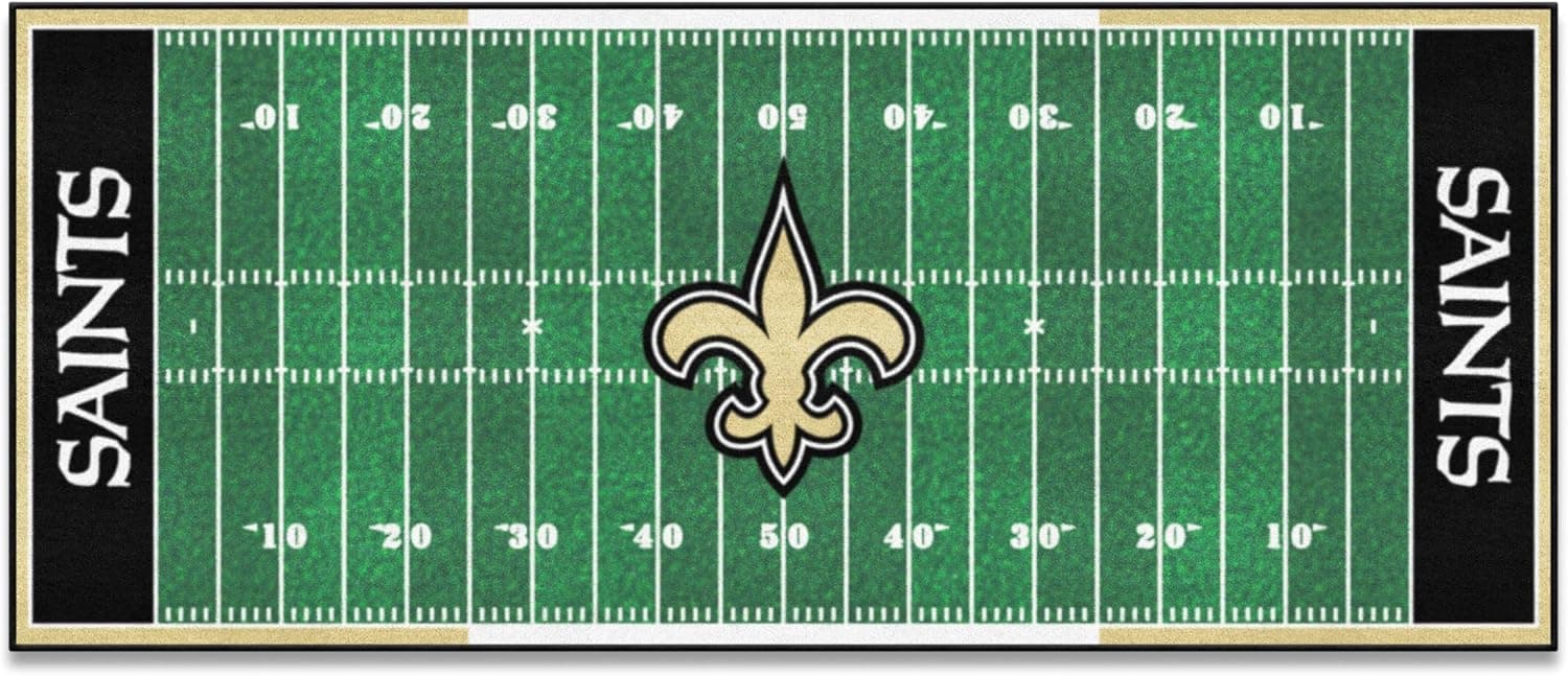 Elevate Your Saints Game Day with the FANMATS Field Runner Rug