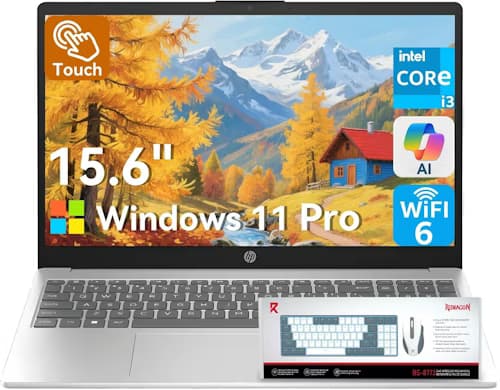 HP i3 15.6" Touchscreen Laptop w/ 16GB RAM & 512GB SSD