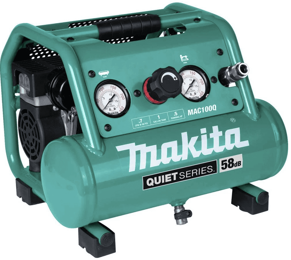 Quiet Power: Makita MAC100Q-R 1/2 HP 1 Gallon Air Compressor (Refurbished)