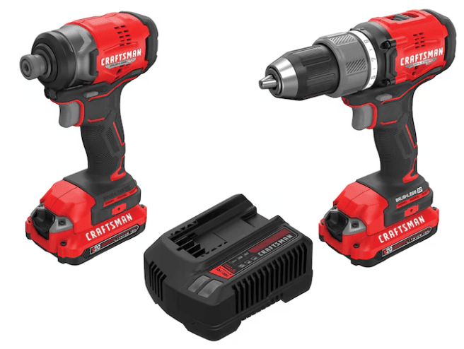 Power Up Your DIY Projects with Craftsman Cordless Drill & Impact Driver Combo