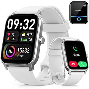 Smartwatch with Heart Rate Monitoring for iPhone and Android
