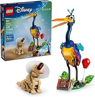LEGO Disney and Pixar Kevin & Dug Building Toy - 'Up' Movie Set for Girls & Boys, Ages 9+ - Disney Gift for Kids & Fans - Kids Bedroom or Desk Decor - 43290