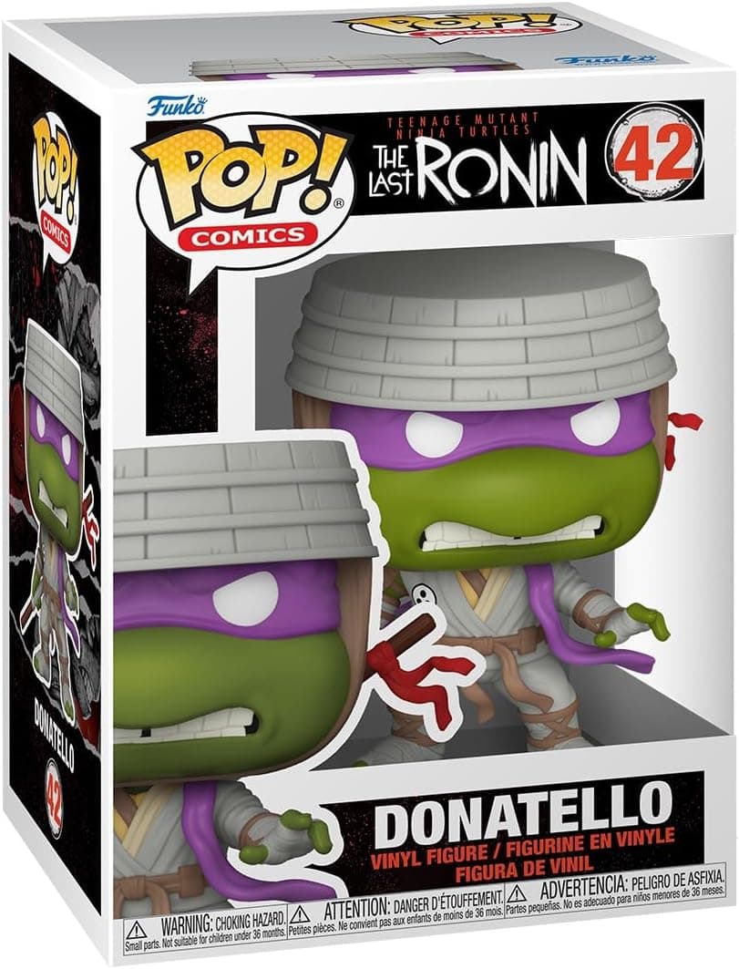 Funko Pop Comics: Teenage Mutant Ninja Turtles (TMNT) Last Ronin - Donatello - TMNT Comics - Collectable Vinyl Figure - Gift Idea - Official Merchandise - Toys for Kids & Adults - Superheroes Fans