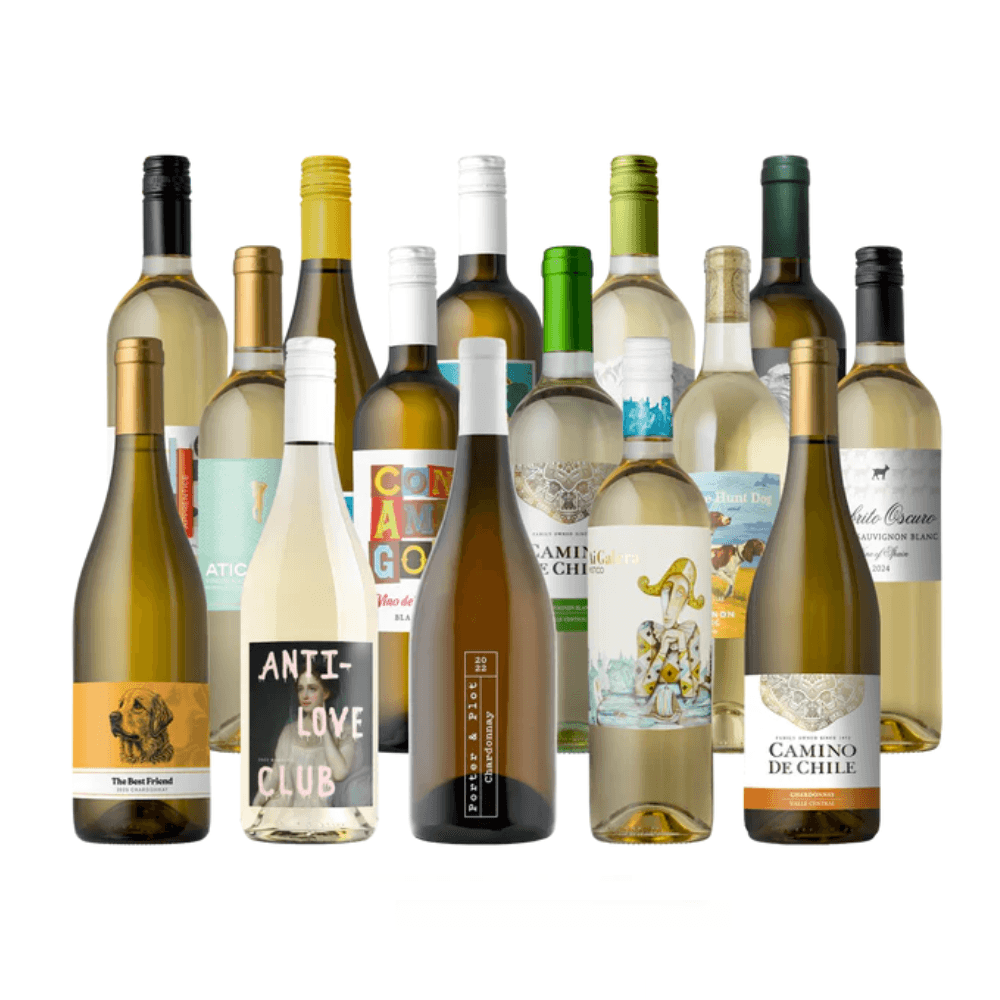 Splash Wines 15-Pack White Wines for $81 ($5.40/Bottle)