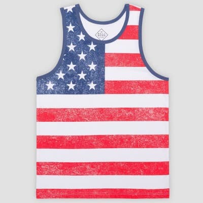 Men's Americana Flag Tank Top - L