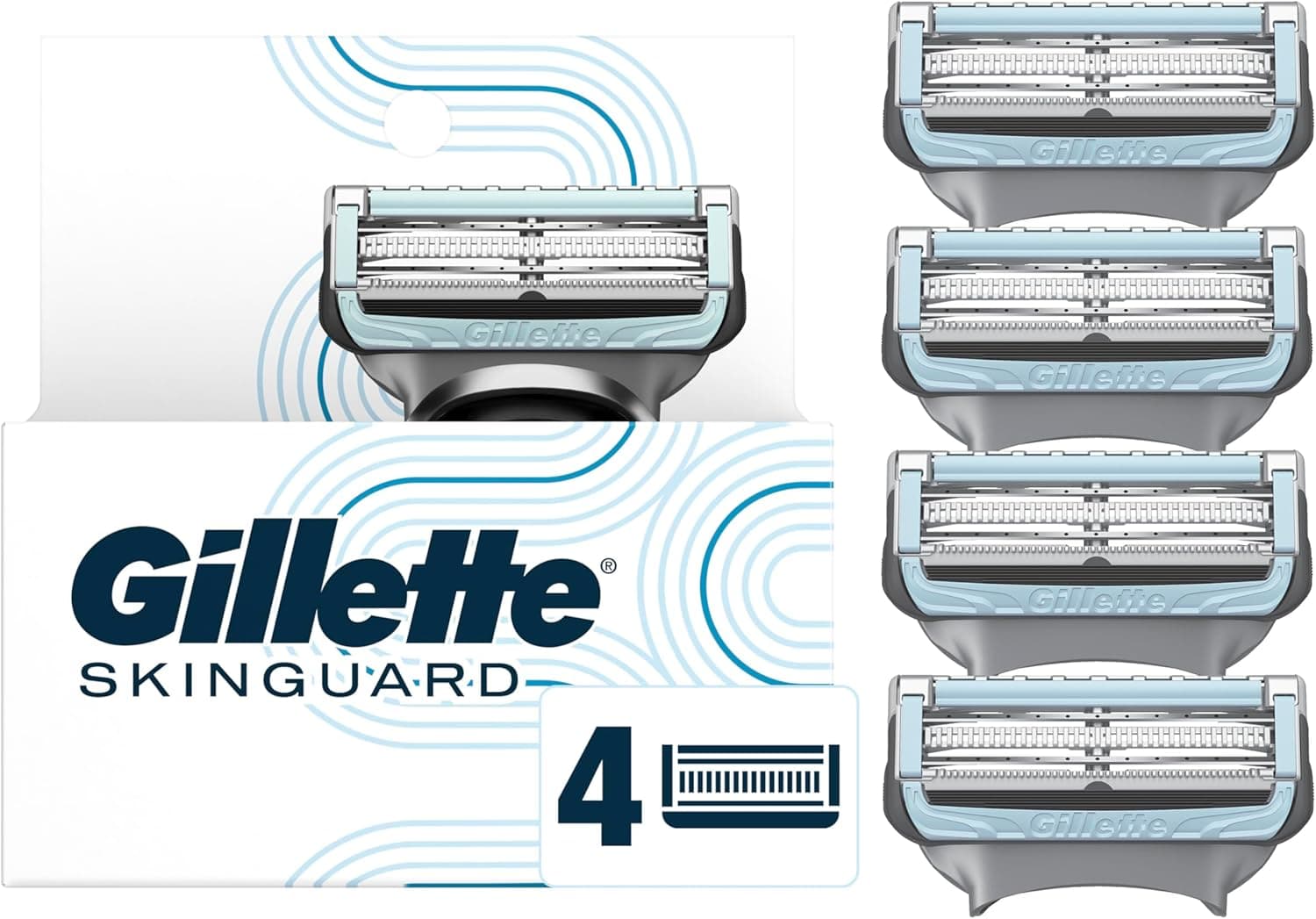Gillette SkinGuard Razor Blades - 4 Refills