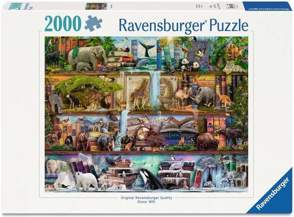 Ravensburger 2000-Piece Jigsaw Puzzle: Stunning Animal World