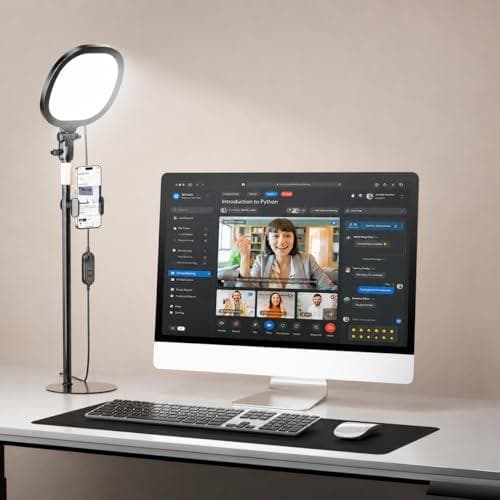 Brighten Your Desk with the PQRQP Ring Desk Light