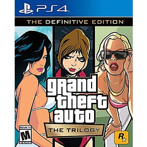 Grand Theft Auto: The Trilogy Definitive Edition (PS4) for $10.50