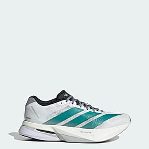 adidas Women's Adizero Boston 13 Shoes (White/Teal/Grey, Limited Sizes) $60 + Free S&H