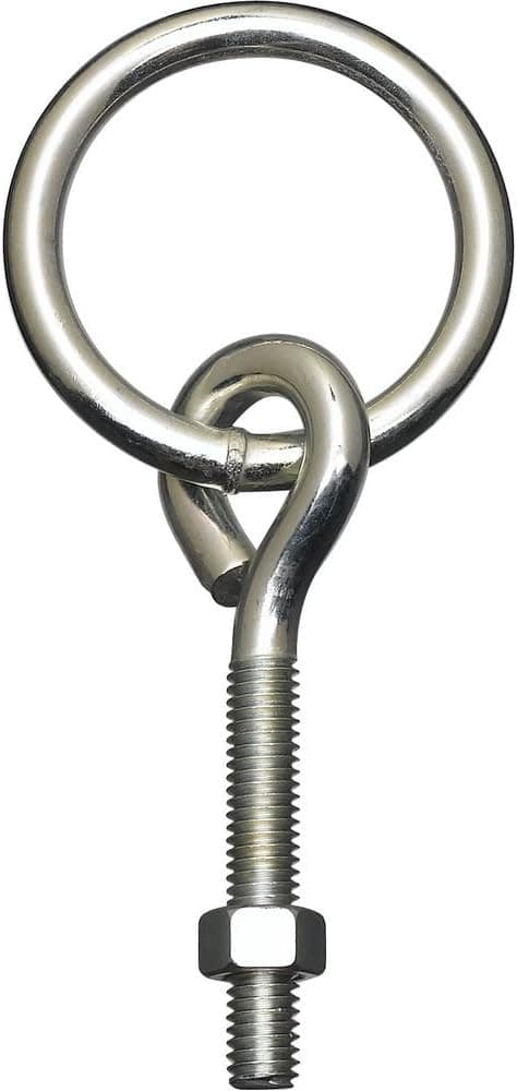 Sturdy Hitch Ring: 3/8" Zinc Plated for Reliable Towing