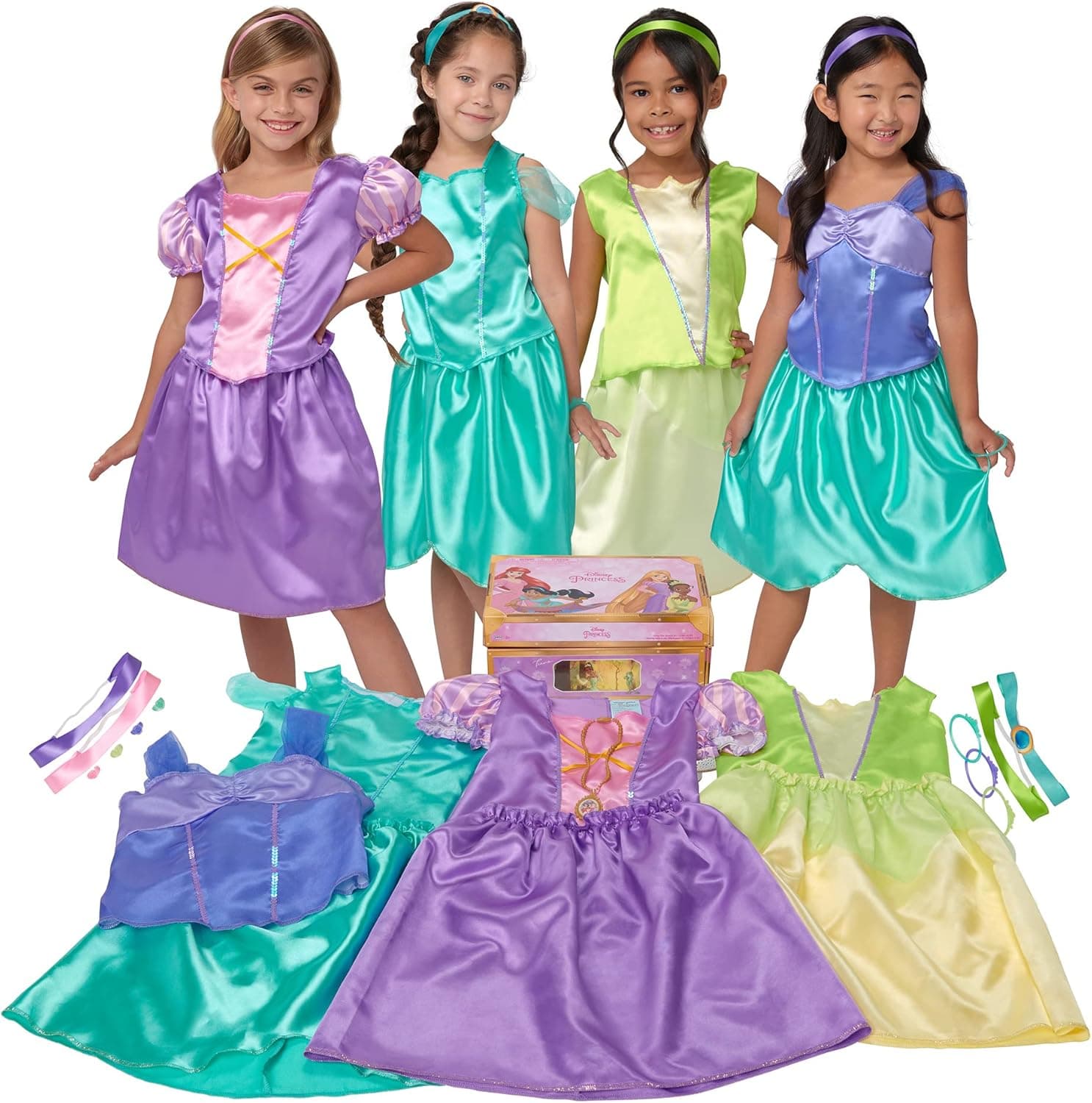 Disney Princess Dress Up Trunk - Deluxe Costume Set