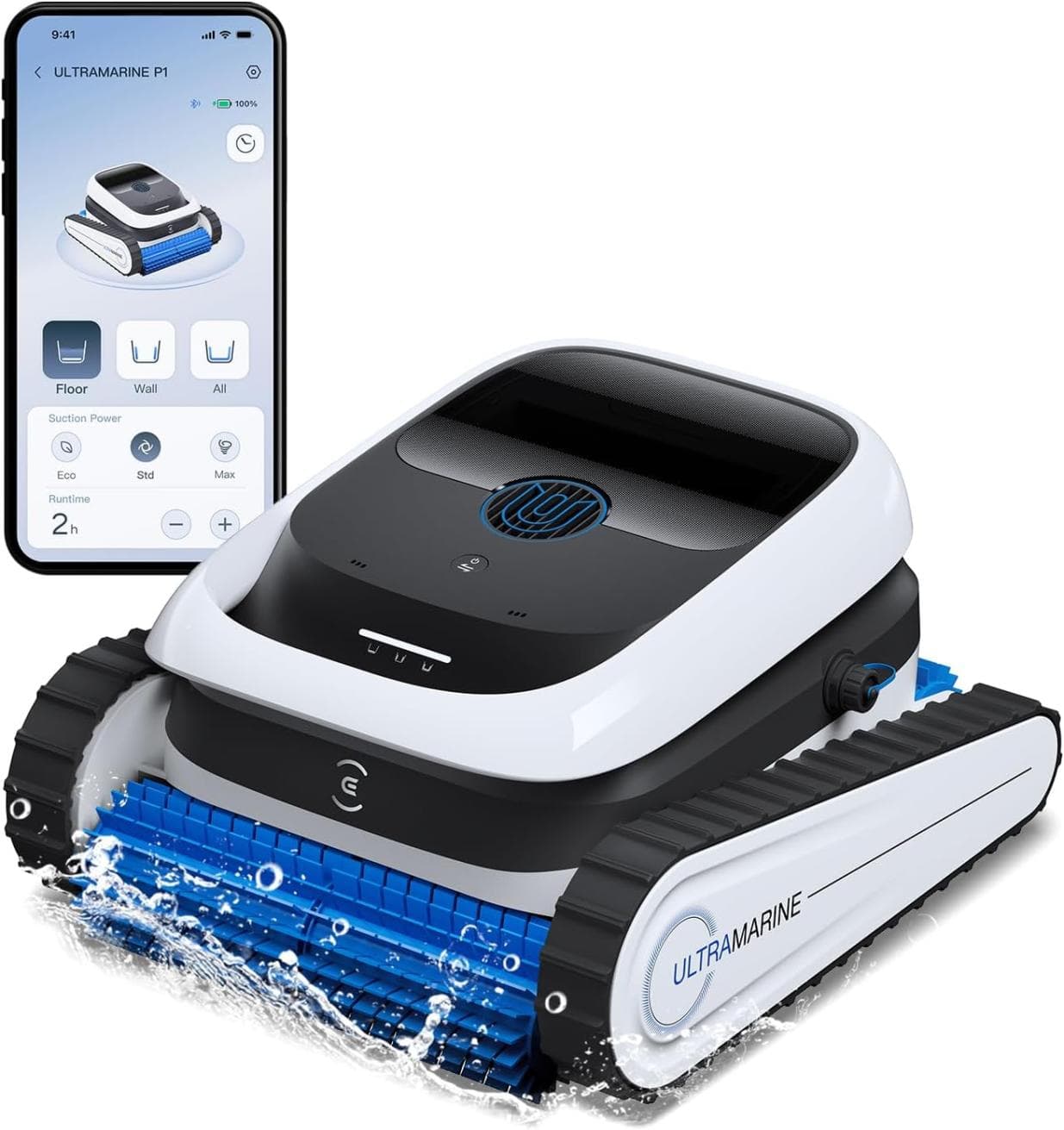 Get 38% Off ECOVACS Ultramarine P1 Care Kit Cordless Robotic Pool Vacuum