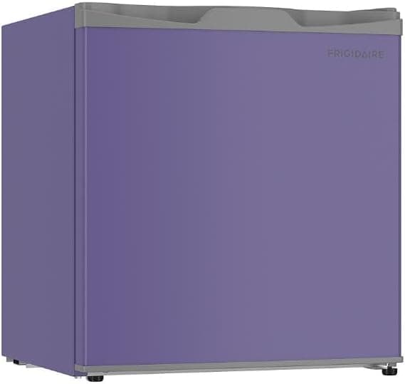 Compact Frigidaire Fridge in Vibrant Purple