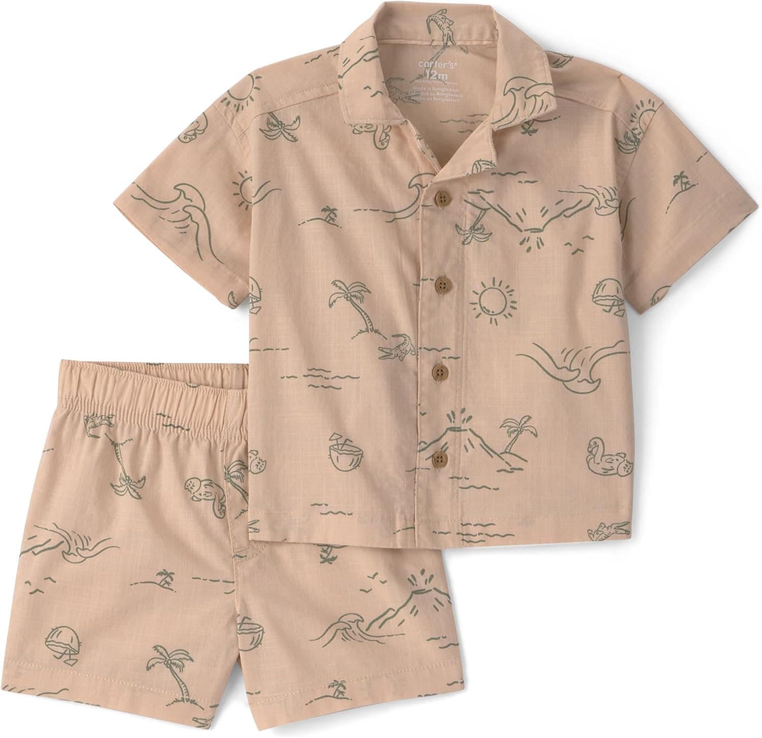 Save 62% on Carter's 2-Piece Boy's Short Set