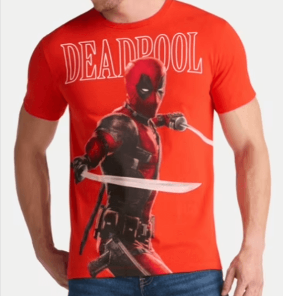 Marvel Deadpool Men's Big Pool Graphic Tee Walmart