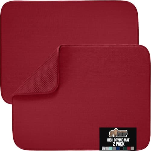 Gorilla Grip Dish Drying Mats - 31% Off