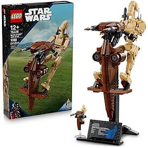 1088-pc LEGO Star Wars: The Phantom Menace Battle Droid w/ STAP (75428) $84 + Free S&H