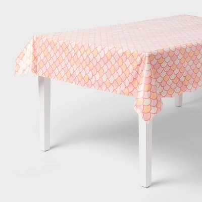 Mermaid Scales Printed Table Cover 1ct - Spritz™