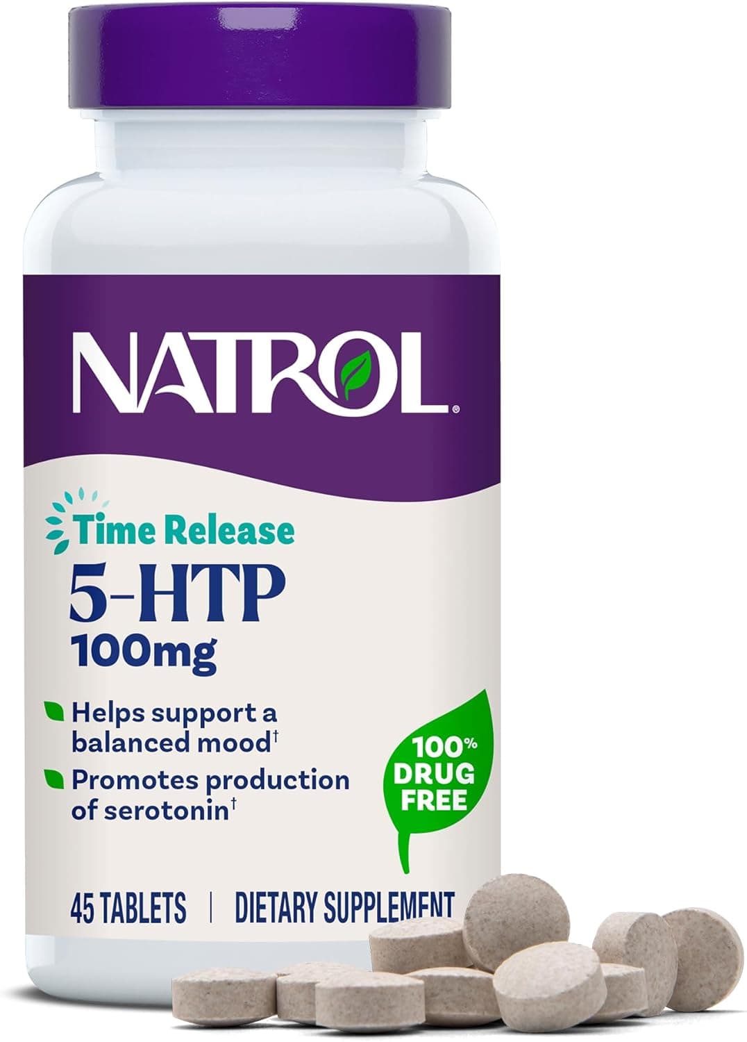 Natrol 5-HTP Time Release Tablets - Balanced Mood Support