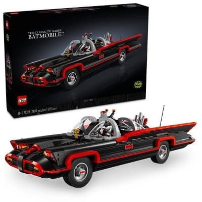 LEGO DC Batman: The Classic TV Series Batmobile Set and DC Collectibles 76328