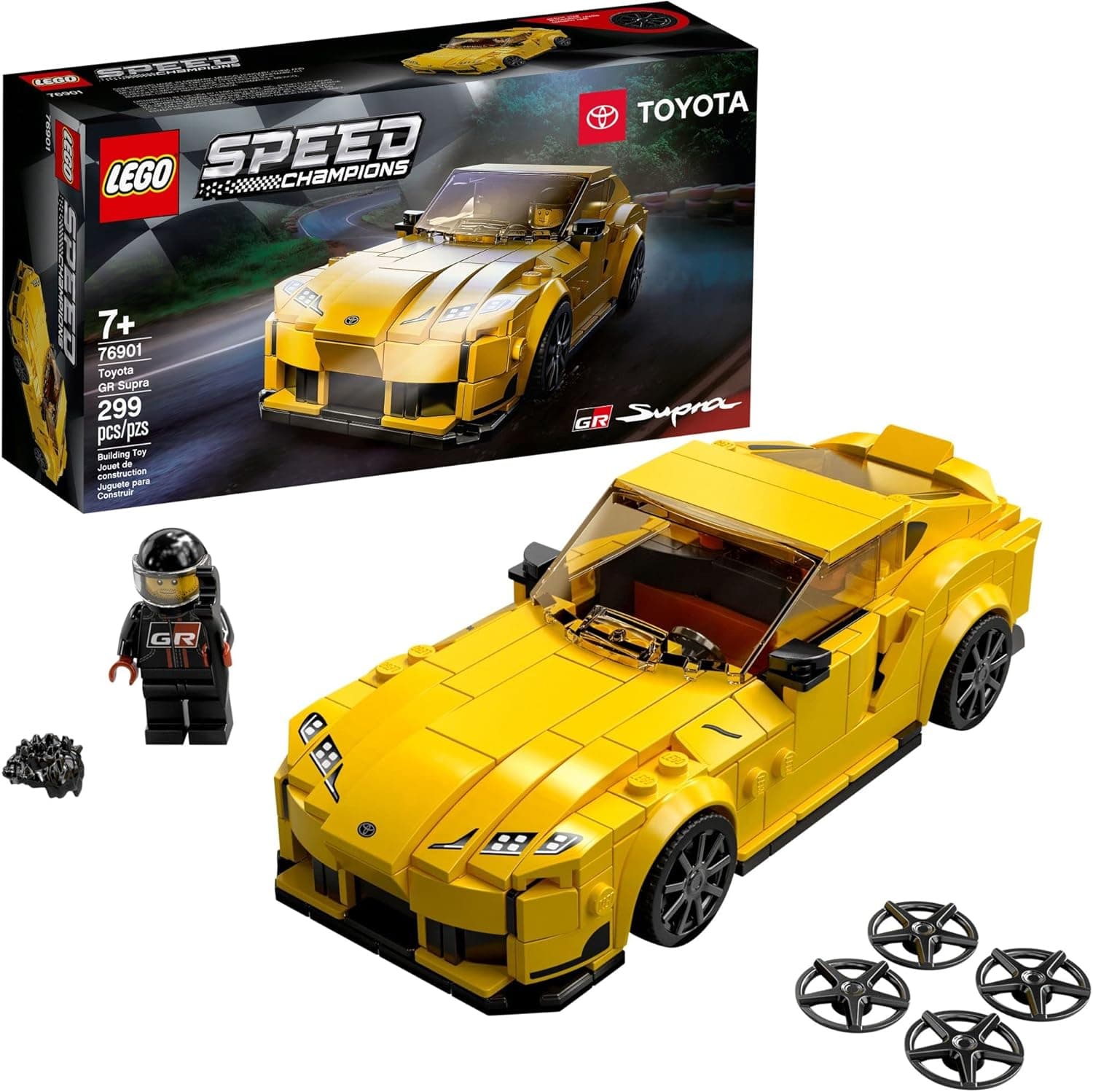 Build the Toyota GR Supra with LEGO Speed Champions