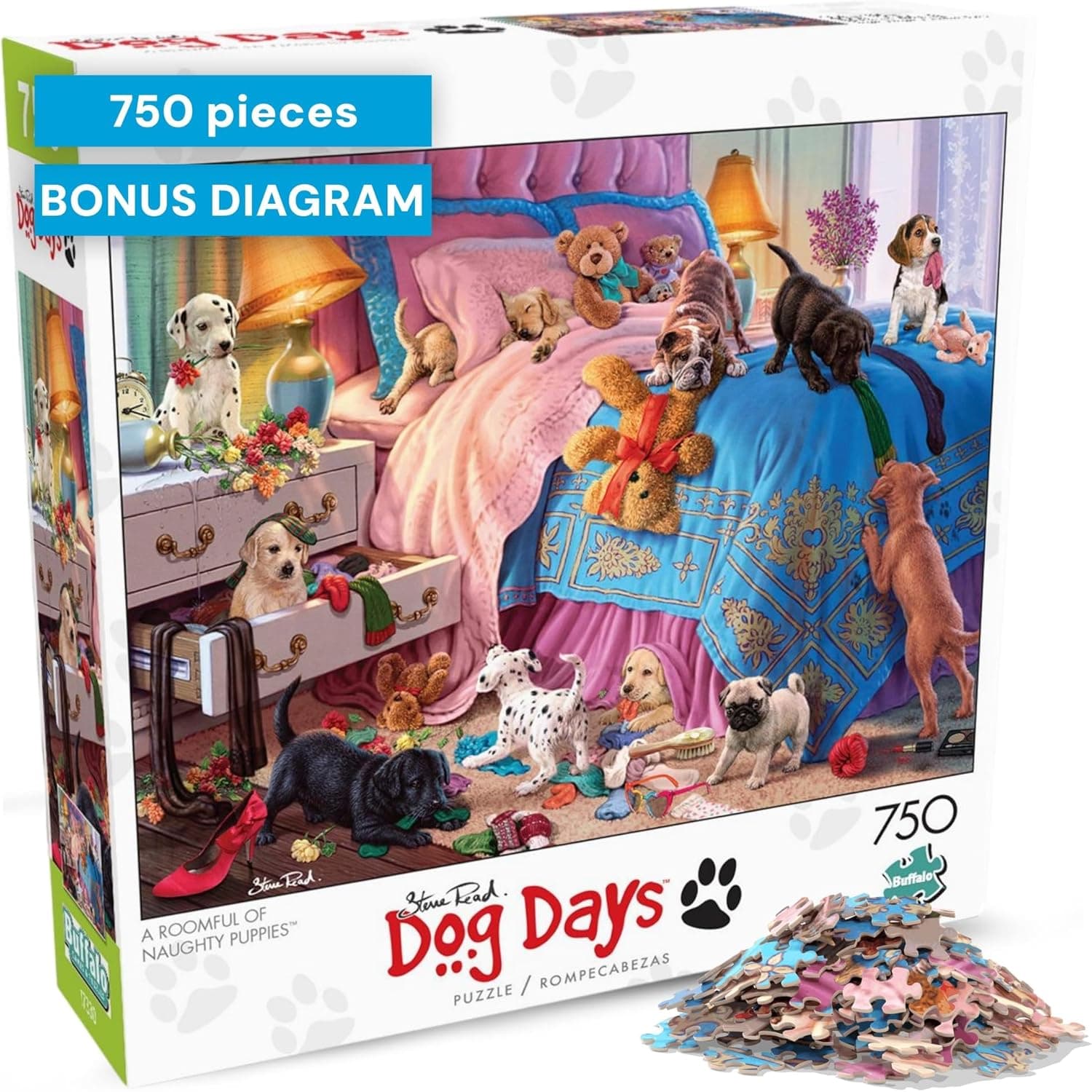 Adorable Puppy Puzzle by Buffalo Games - 750 Pieces