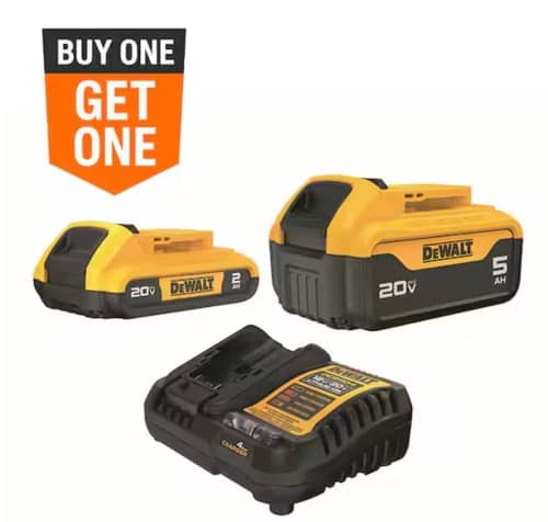 DeWalt 20V Lithium-Ion Battery and Charger Set
