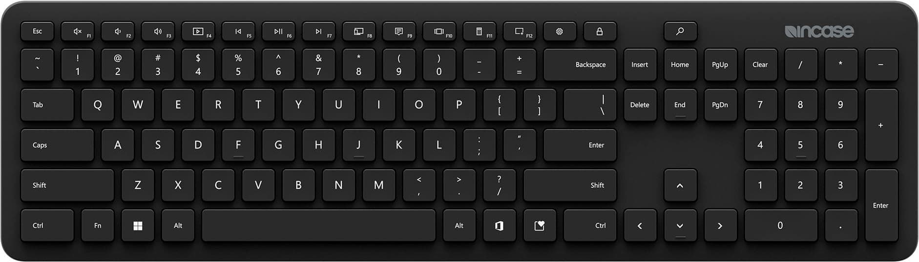 Incase - Bluetooth Keyboard EN Layout Designed by Microsoft - Black