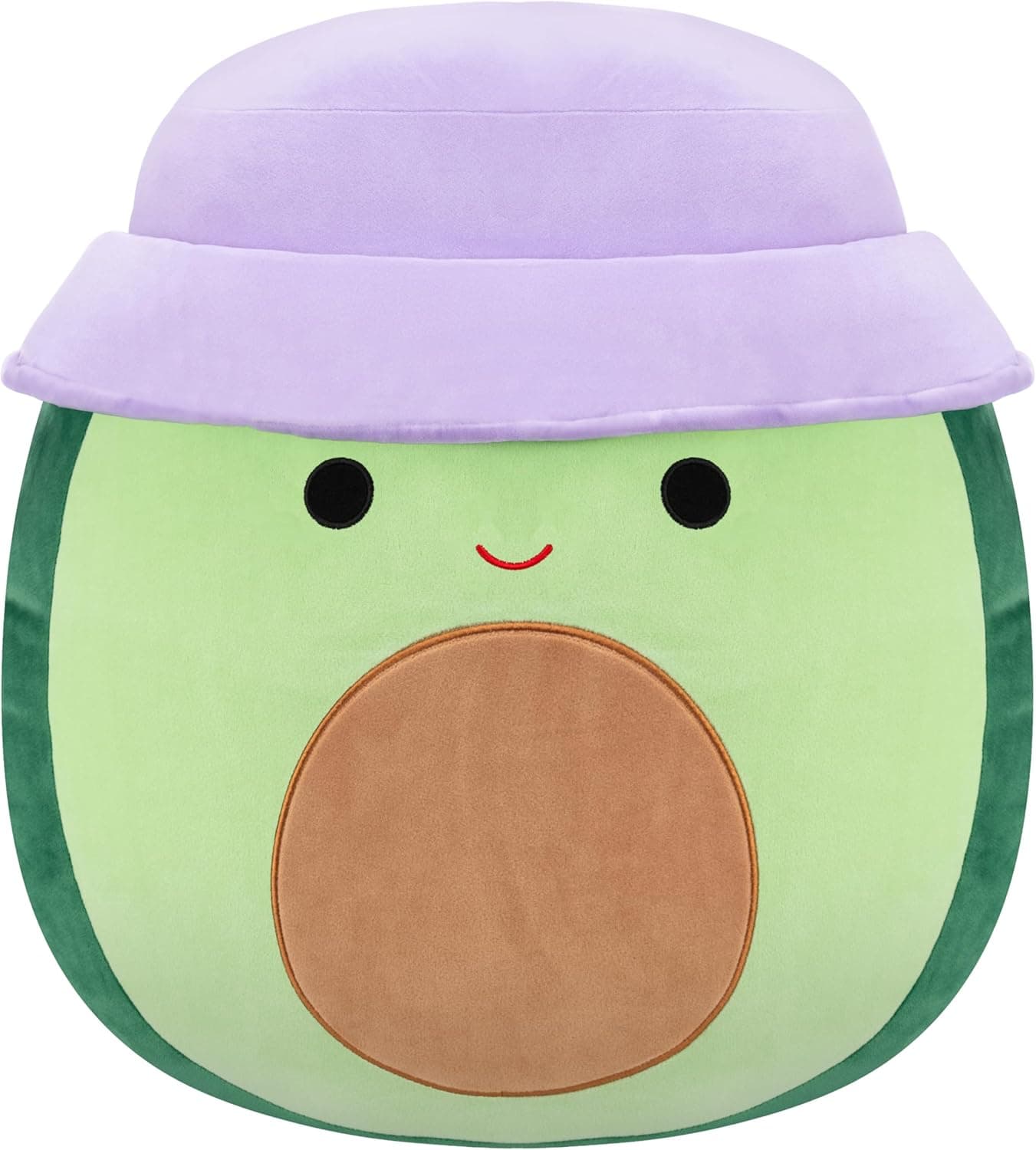 Jumbo Squishmallows Avocado Plush with Bucket Hat