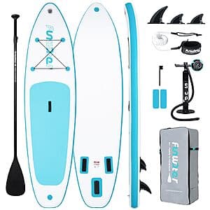 Inflatable Stand Up Paddle Board - Sky Blue