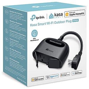 TP-Link Kasa Smart Wi-Fi Outdoor Plug - Control Devices Remotely