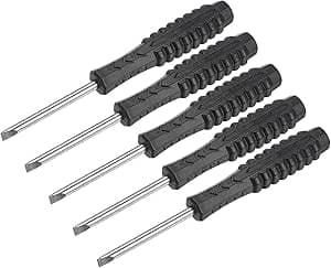 Compact Flat Head Screwdriver Set for Precision Work