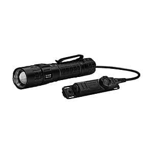 Coast TX300R 3000 Lumen Rechargeable Tactical LED Flashlight with Remote Switch for $55.05