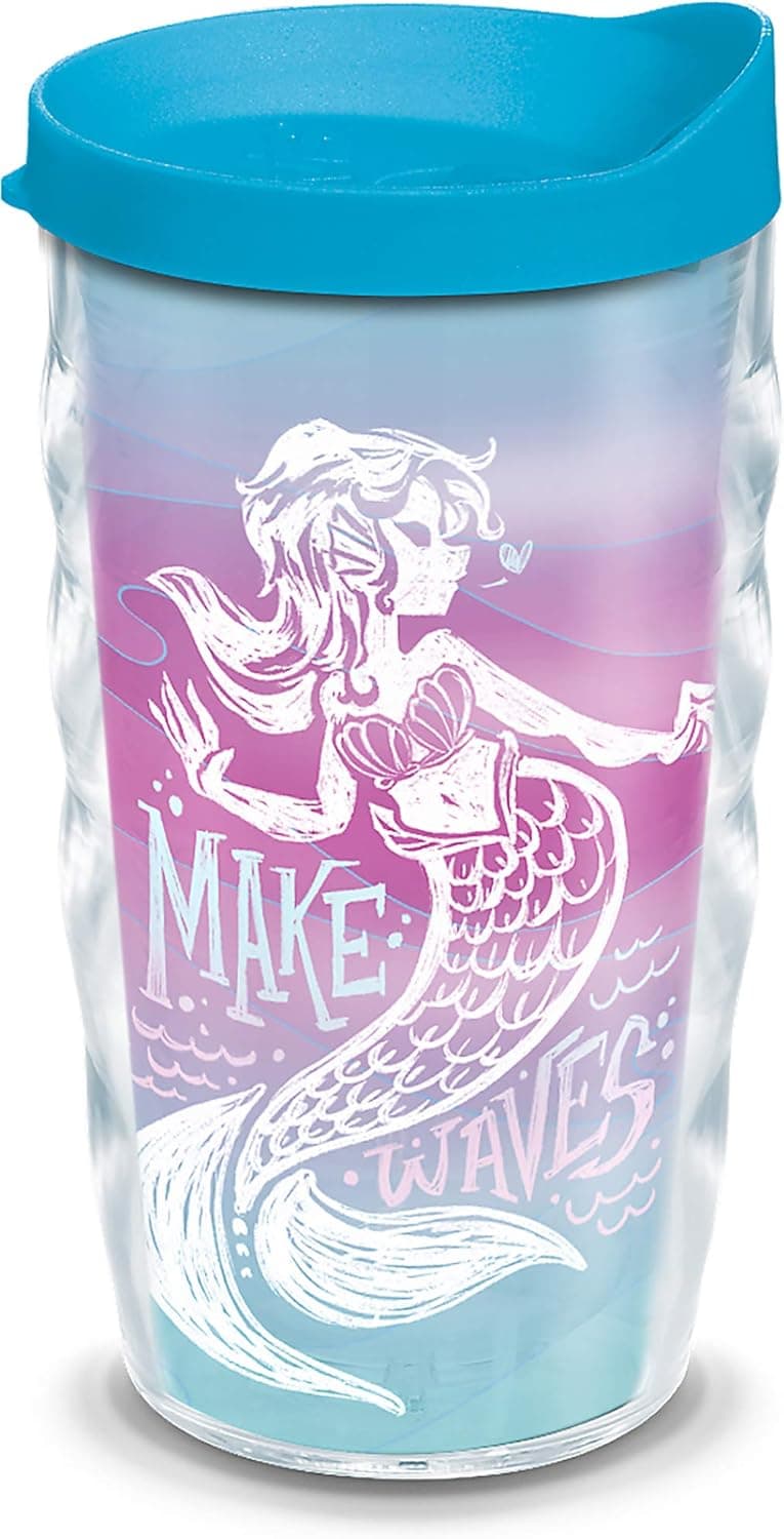 Insulated Tervis Tumbler with Mermaid Design - 10oz