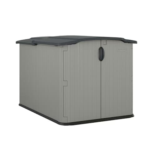 Suncast Outdoor Storage Shed with Gliding Lid