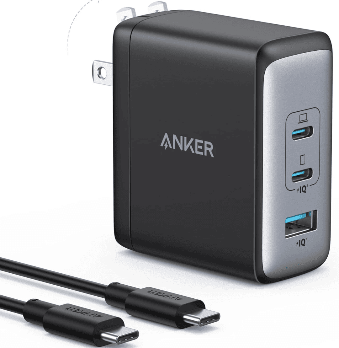 Anker's Powerful 100W USB-C Wall Charger with 3 Ports