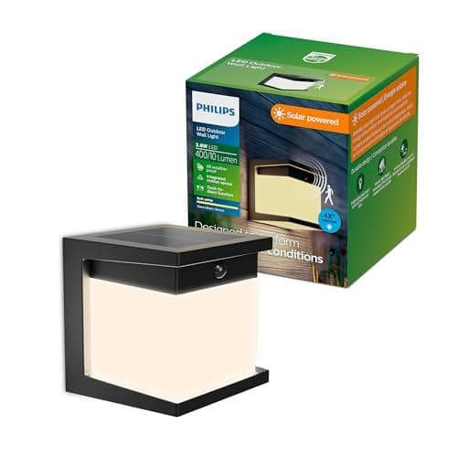 Philips Diara Outdoor Solar Wall Light - 37% Off